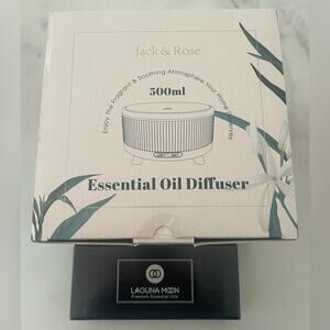 Laguna Moon Essential Oils and Jack and Rose Essential Oil Diffuser